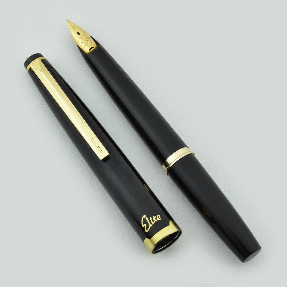 Pilot Elite Pocket Fountain Pen - 1969, Black, 18k Manifold Nib